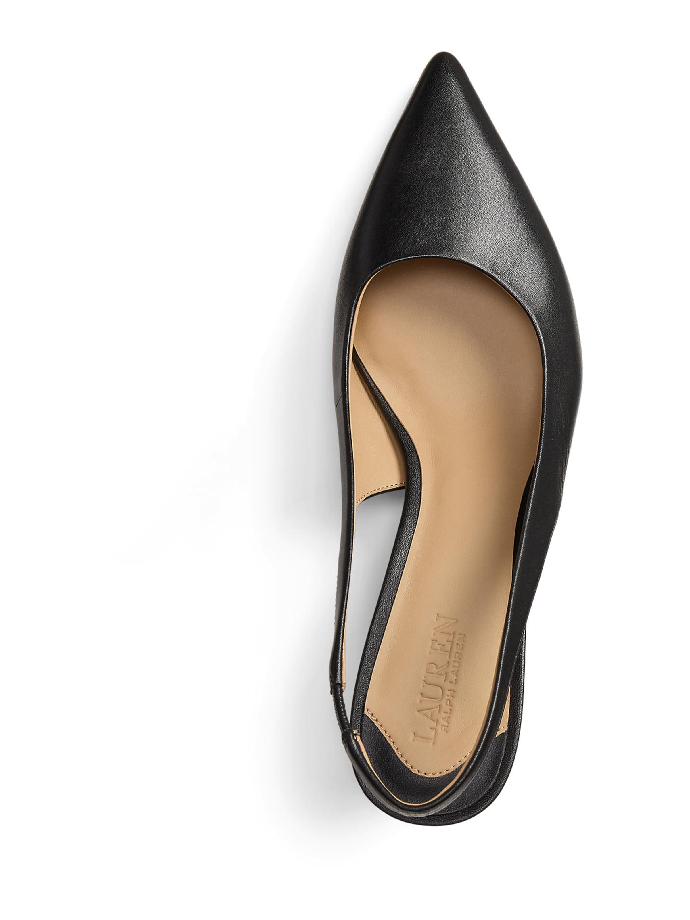 Lauren Ralph Lauren Дамски обувки на ток с отворена пета 'LOLAH' в черно