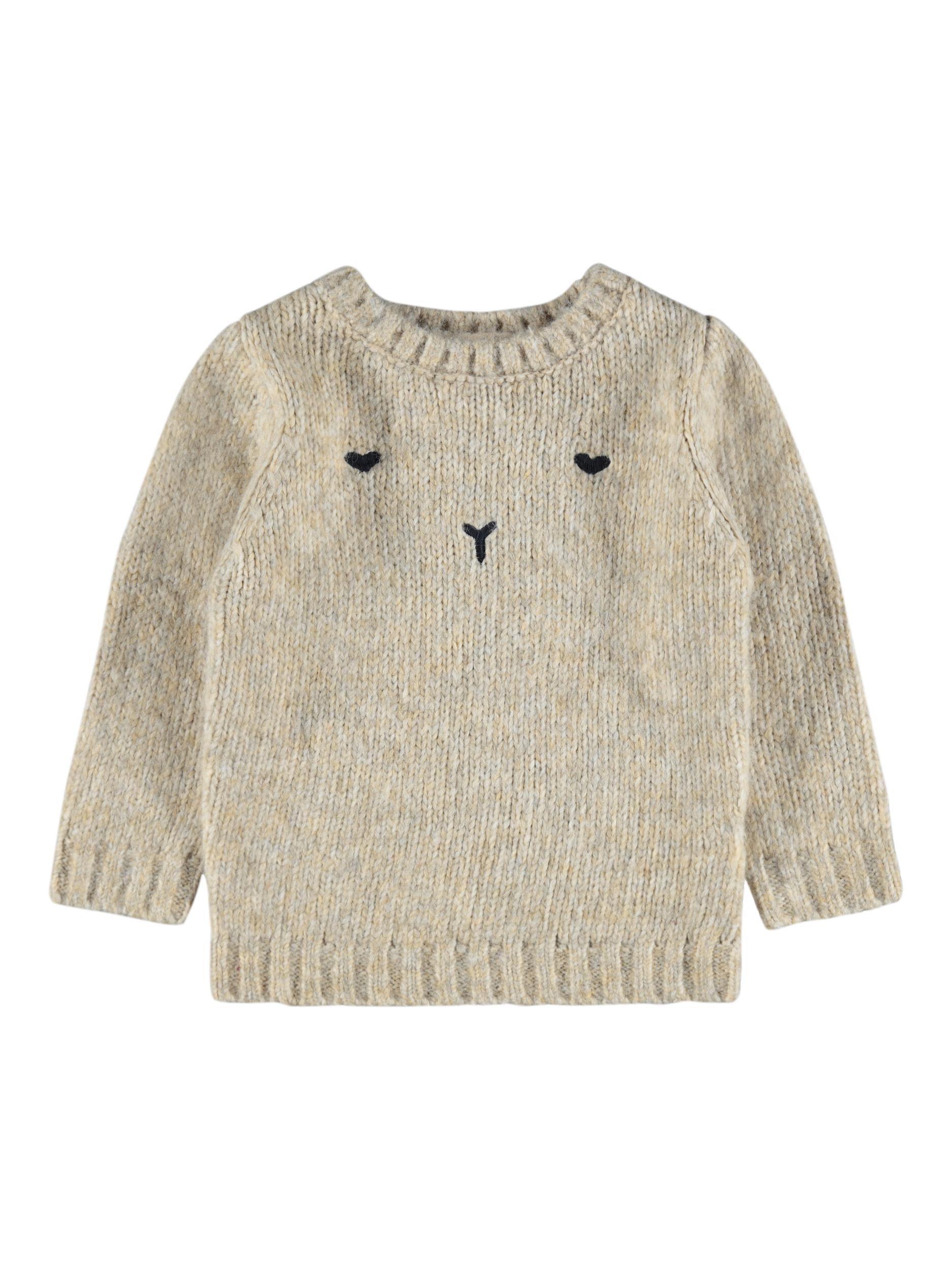 NAME IT Pullover Orikke in Beige Sfumato 