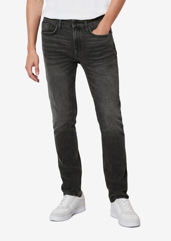 Coupe slim Jean 'Vidar' Marc O'Polo DENIM en noir : devant