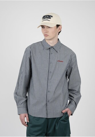 Camicia 'Dugout' di Prohibited in blu: frontale