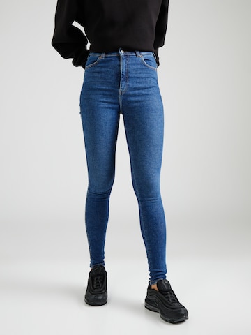 Dr. Denim Skinny Jeans 'Moxy' in Blauw: voorkant