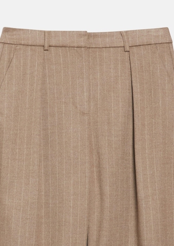 Barrel Pantalon à pince COMMA en marron : devant