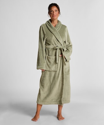 Peignoir long Hunkemöller en vert : devant