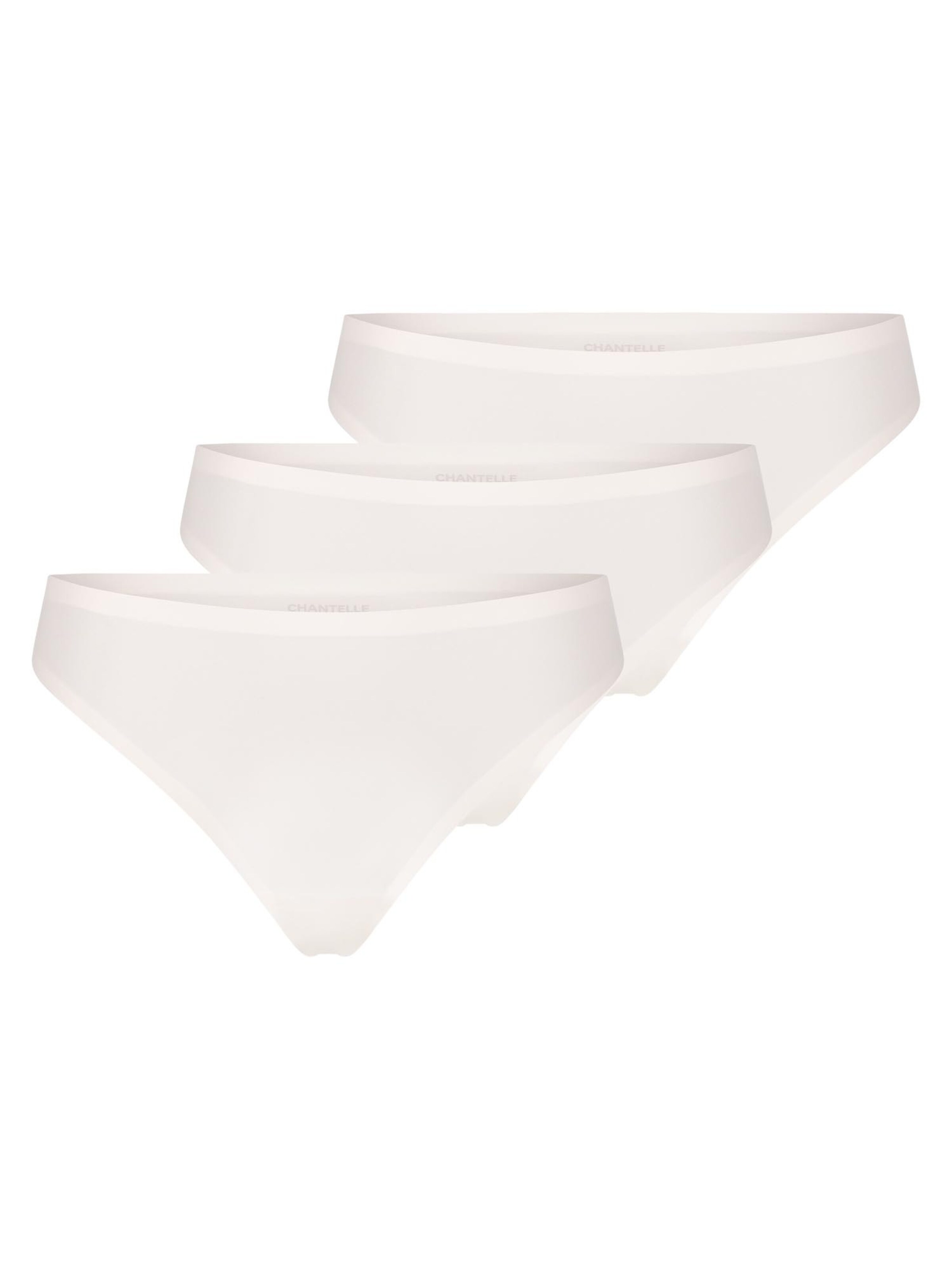 Chantelle Thong 'Soft Stretch' in Beige: front