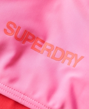 Superdry Bandeau Bikinitop in Pink