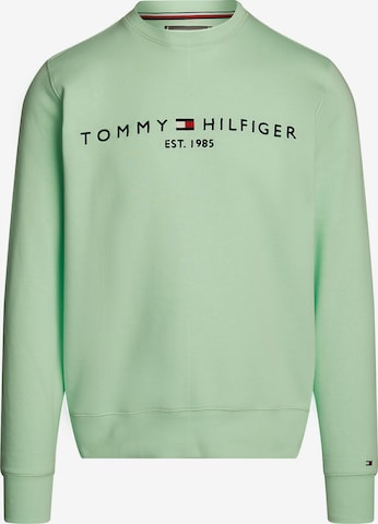 TOMMY HILFIGER Sweatshirt in Groen: voorkant