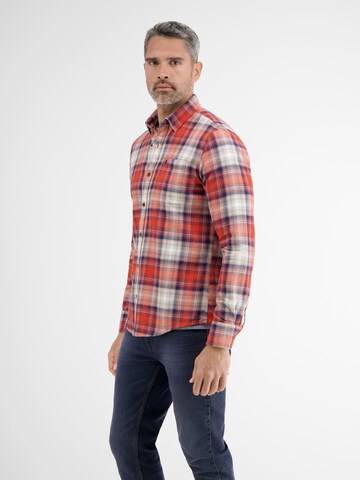 LERROS Regular fit Button Up Shirt in Red