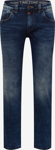 TIMEZONE Slimfit Jeans 'Eduardo' in Blauw: voorkant