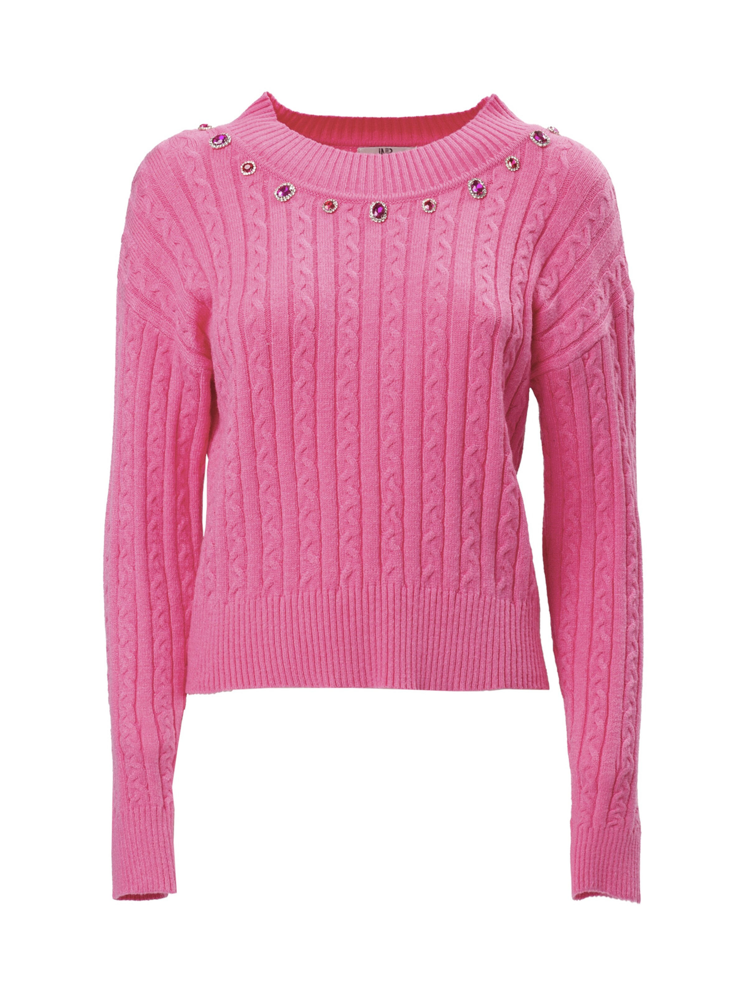 Influencer Pullover i pink: forside