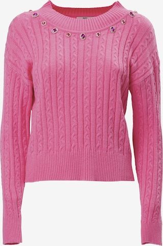 Influencer - Pullover em rosa: frente