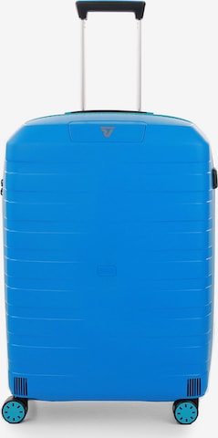 Roncato Box Young 4-Rollen Trolley 69 cm in Blau: predná strana