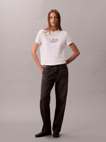 Calvin Klein Jeans Μπλουζάκι σε λευκό