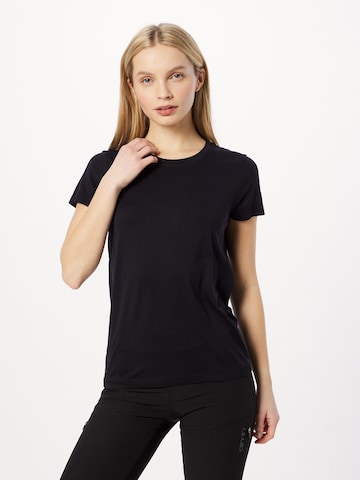 Athlecia - Camiseta funcional en negro: frente