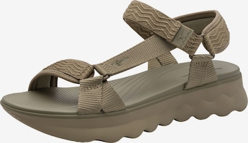 Tamaris Sandaal in Groen: voorkant