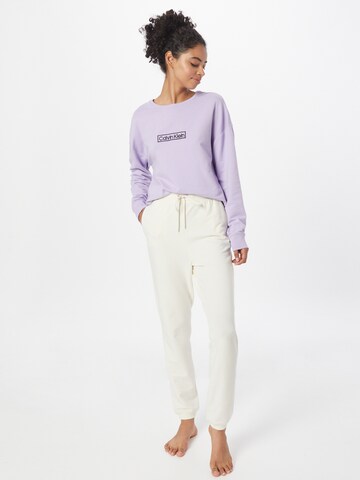 Bluză de molton de la Calvin Klein Underwear pe mov
