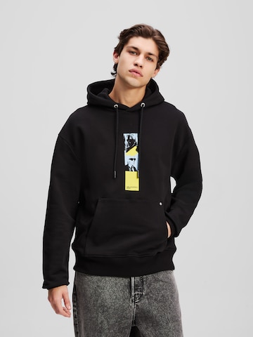 KARL LAGERFELD JEANS Bluzka sportowa w kolorze czarny: przód