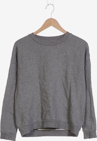 hessnatur Sweatshirt & Zip-Up Hoodie in M in Grey: front