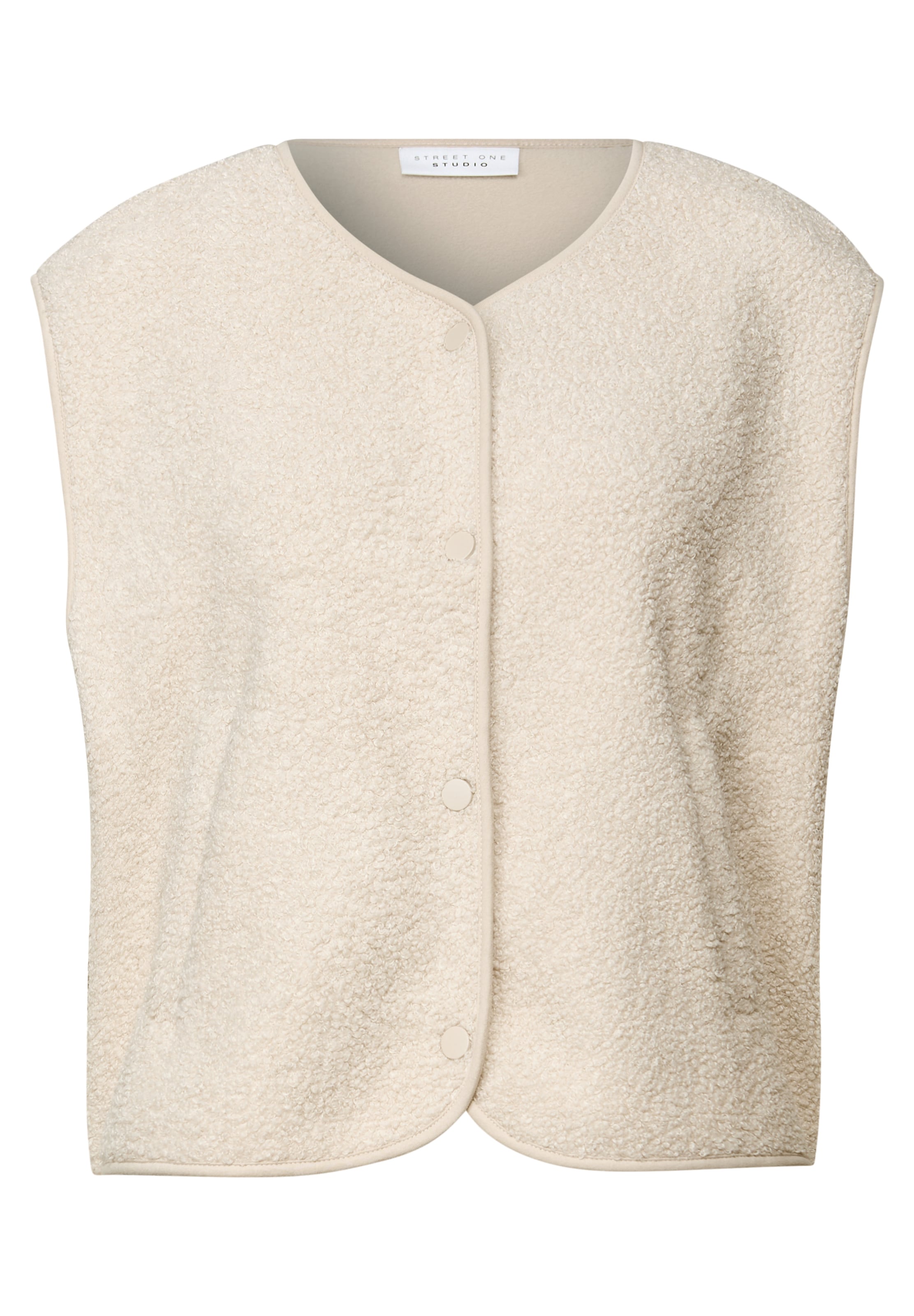 Street One Studio Weste in Beige: Vorderseite