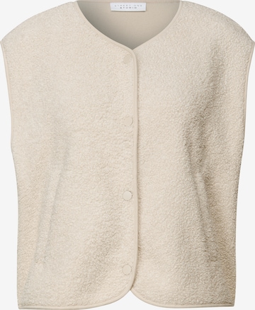 Street One Studio Vest in Beige: front