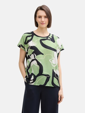 TOM TAILOR Shirt in Groen: voorkant