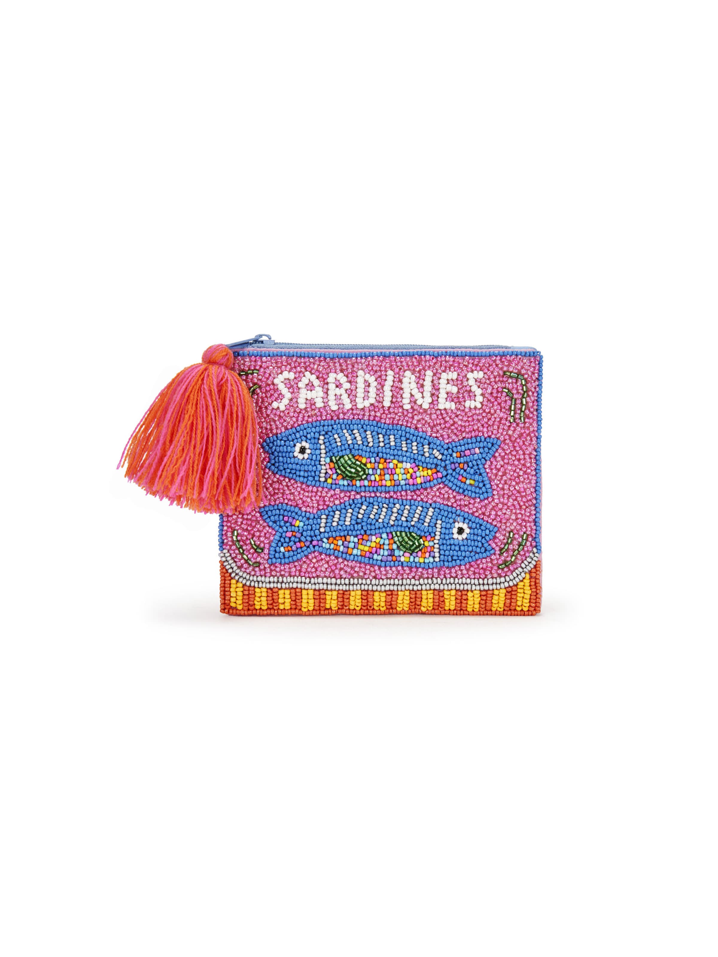 Pochette 'Sardines' CODELLO en rose : devant