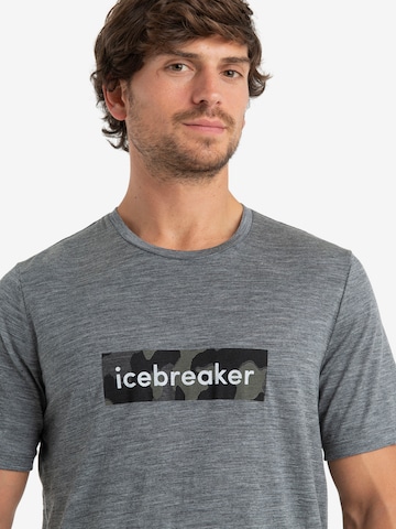 ICEBREAKER Funktionsshirt 'Natural' in Grau
