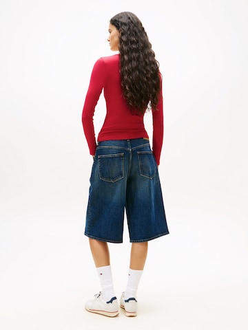 Tommy Jeans - Camisa 'ESSENTIAL' em vermelho