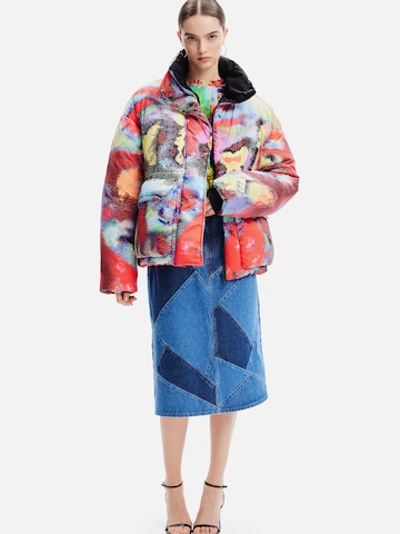 Desigual Winter Jacket in Mixed colors