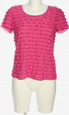 Slinky Brand Rüschen-Bluse S in Pink: predná strana