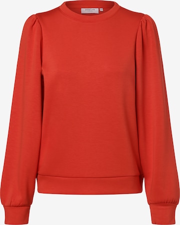 MSCH COPENHAGEN Sweatshirt 'Ima Q' in Red: front