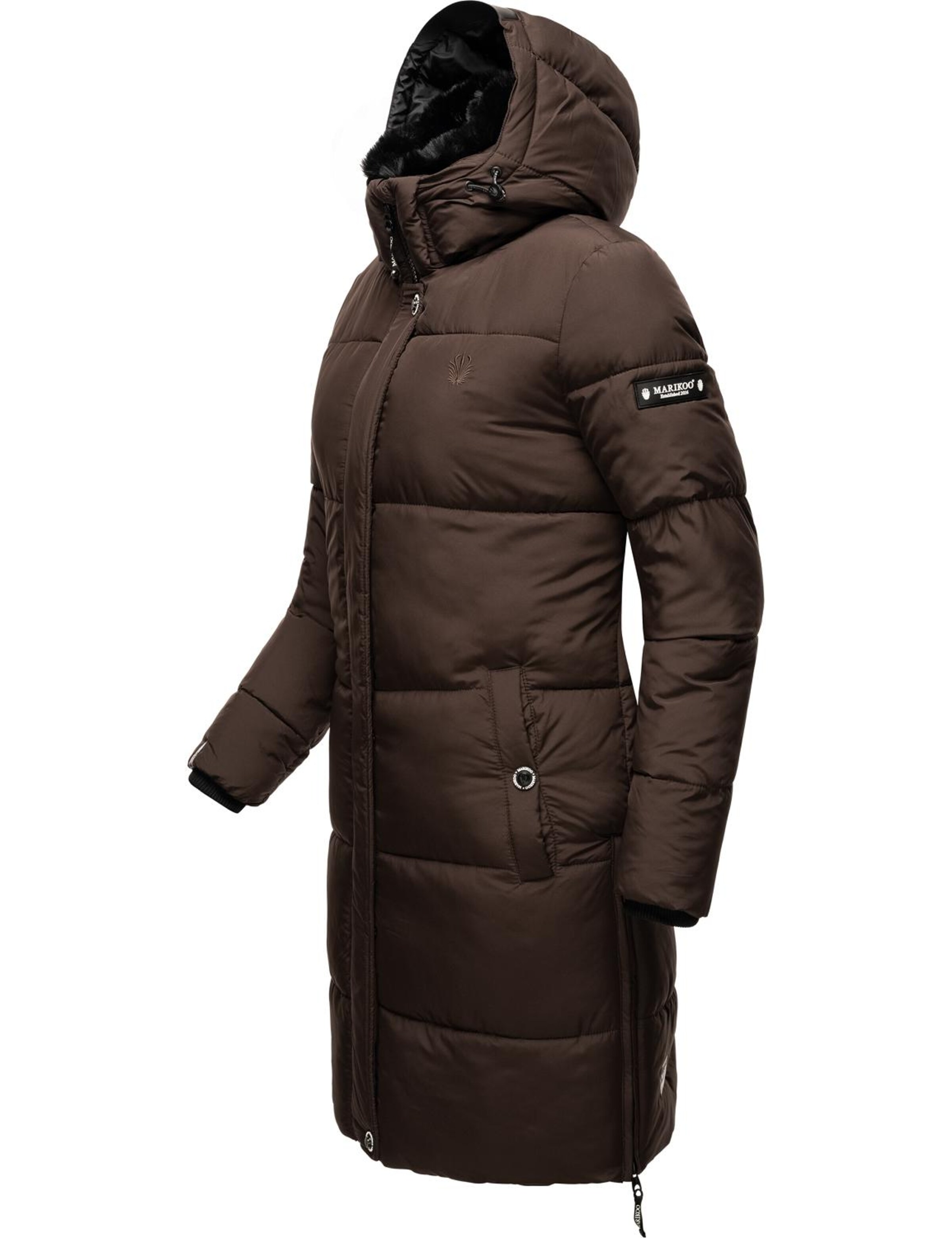 MARIKOO Зимнее пальто в Коричневый
