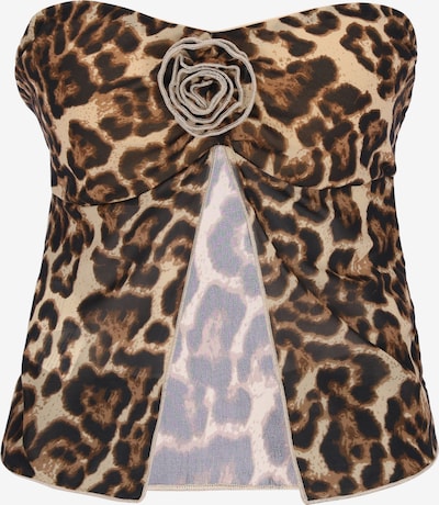 faina Top in beige, Produktansicht