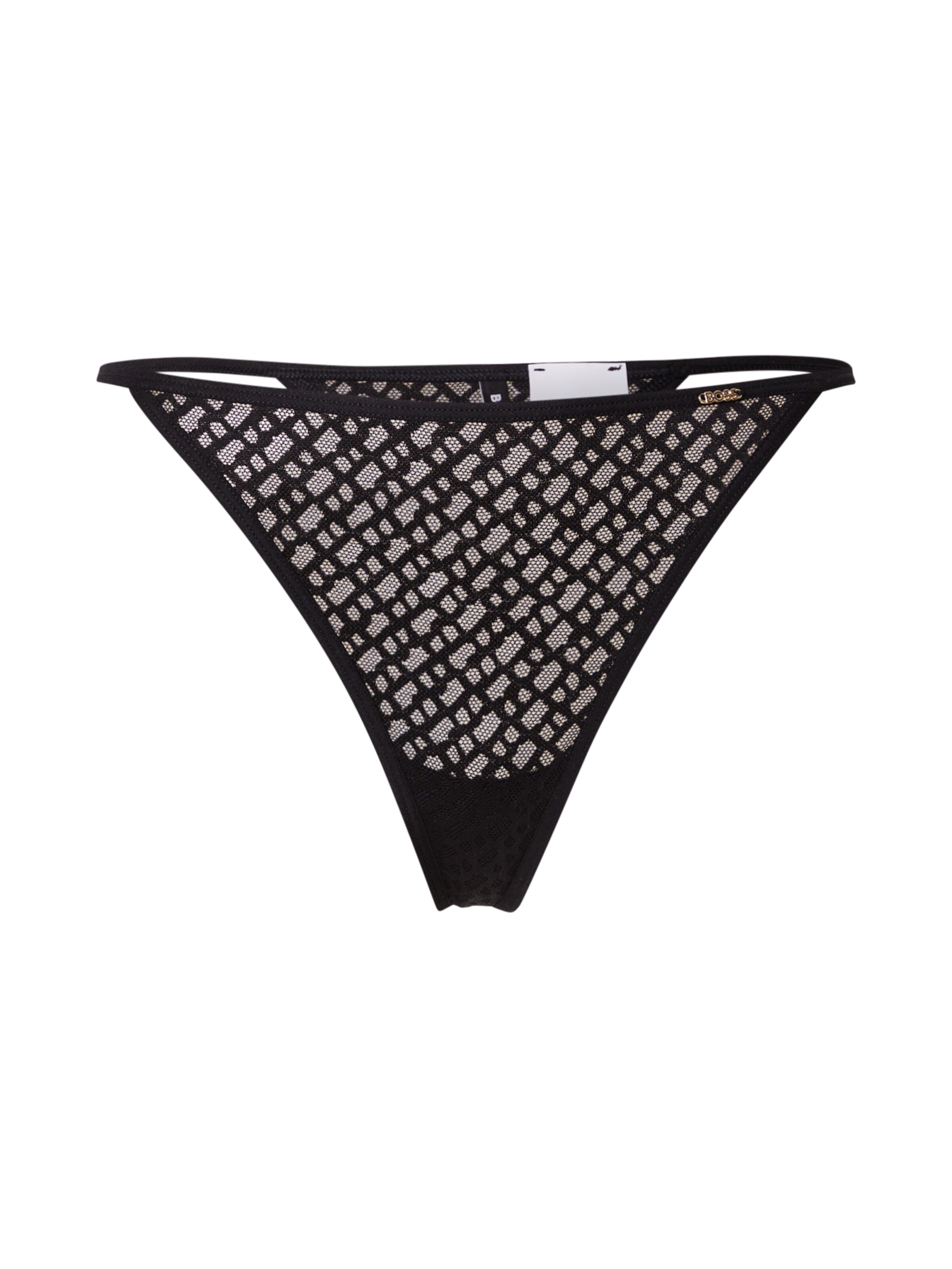 BOSS - Tanga em preto: frente