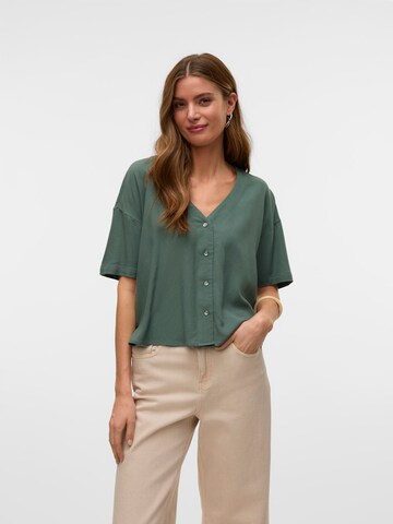VERO MODA Блузка 'VMJesmilo' в Зеленый: спереди