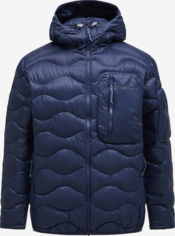 PEAK PERFORMANCE Winter Jacket in Blue: front