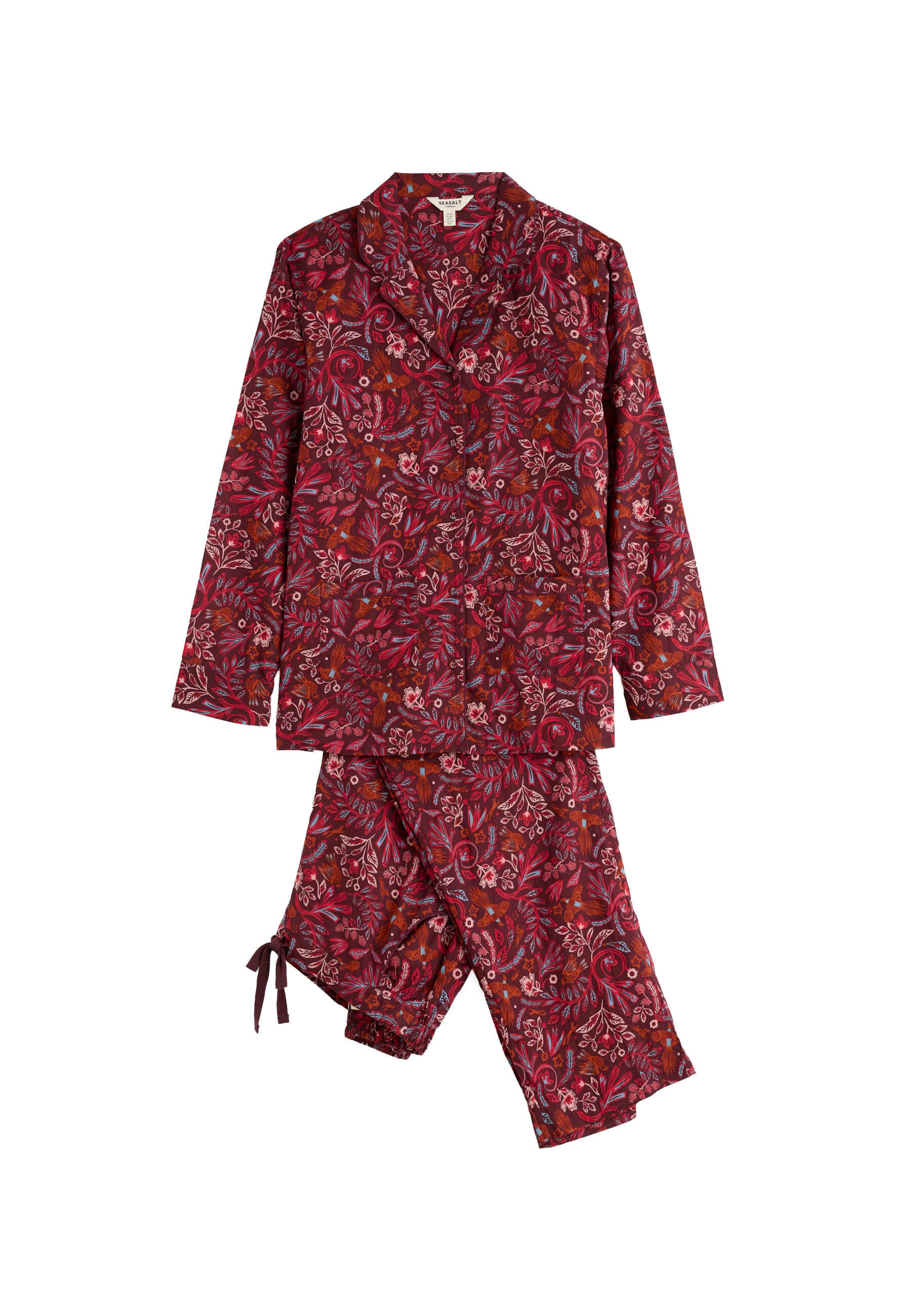 Pyjama Seasalt Cornwall en rouge : devant