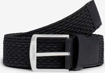 Ceinture Calvin Klein en noir : devant