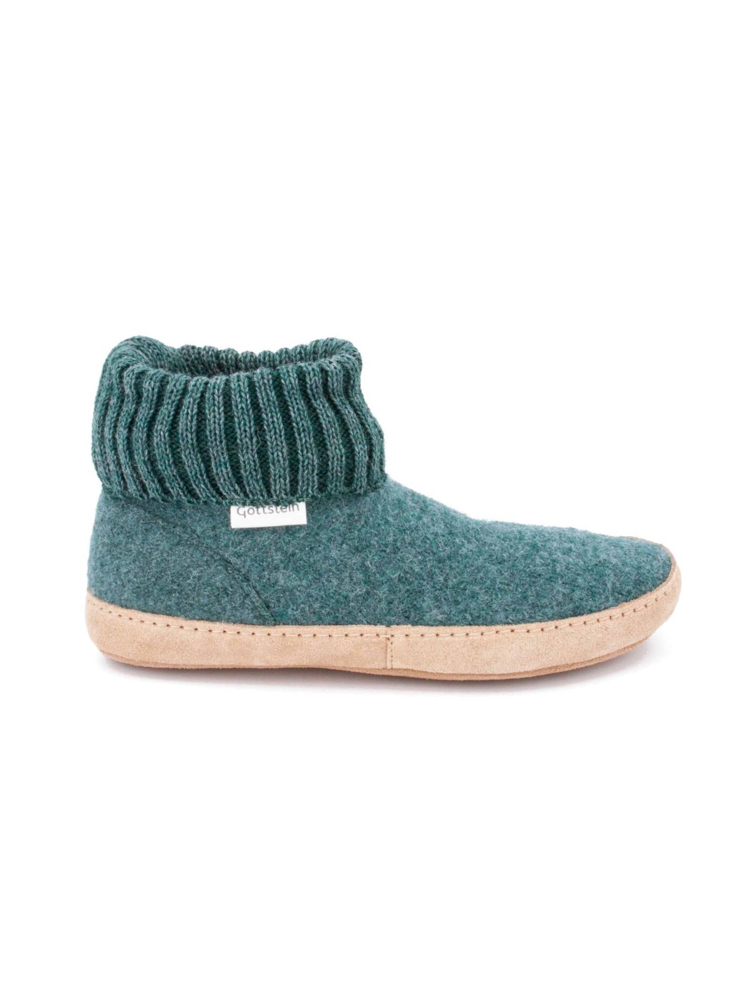 Gottstein Slippers 'Hüttenschuhe Dakota' in Green
