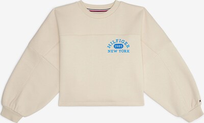 TOMMY HILFIGER Sweatshirt 'Varsity ' in de kleur Beige / Blauw, Productweergave