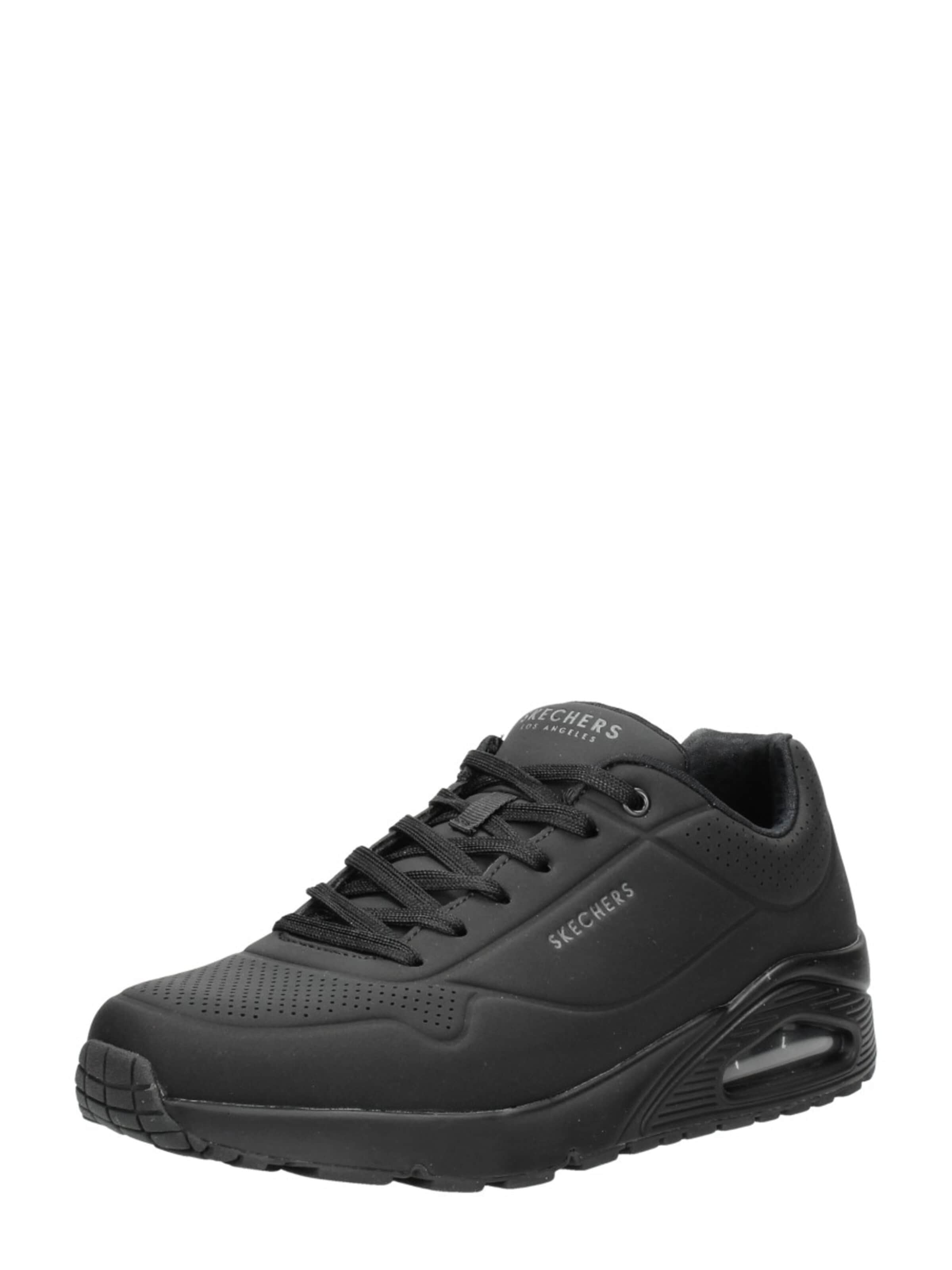 SKECHERS Sneakers laag 'Uno - Stand On Air' in Zwart