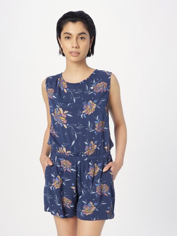 Ragwear Jumpsuit 'Zella' in Blauw: voorkant