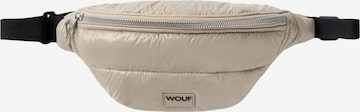Wouf Fanny Pack 'Quilted' in Beige: front