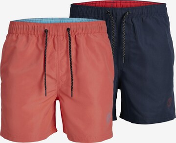 JACK & JONES Board Shorts 'FIJI' in Blue: front