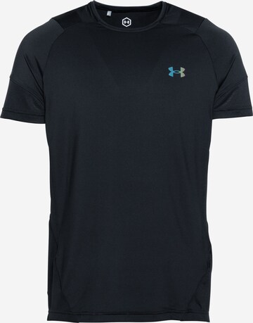 T-Shirt fonctionnel 'Rush 2.0' UNDER ARMOUR en noir : devant