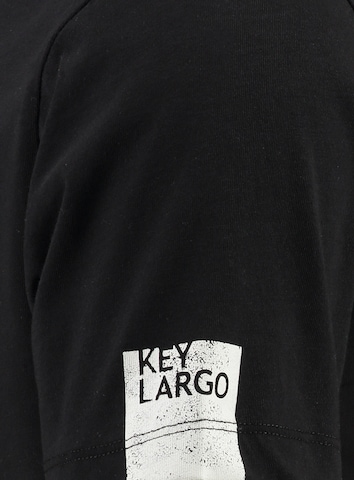 Maglietta 'MT LOVE YOU' di Key Largo in nero
