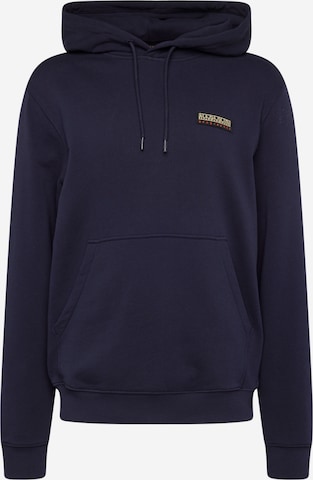 NAPAPIJRI Sweatshirt 'IAATO' in Blauw: voorkant