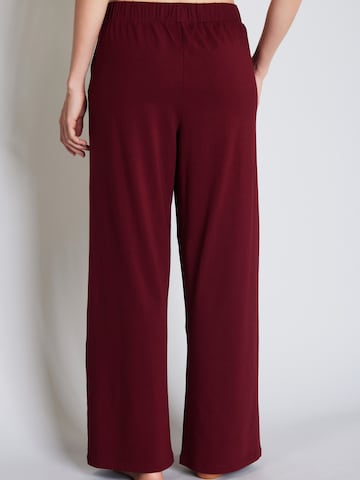JOOP! Loosefit Sportbroek ' Cosy ' in Rood