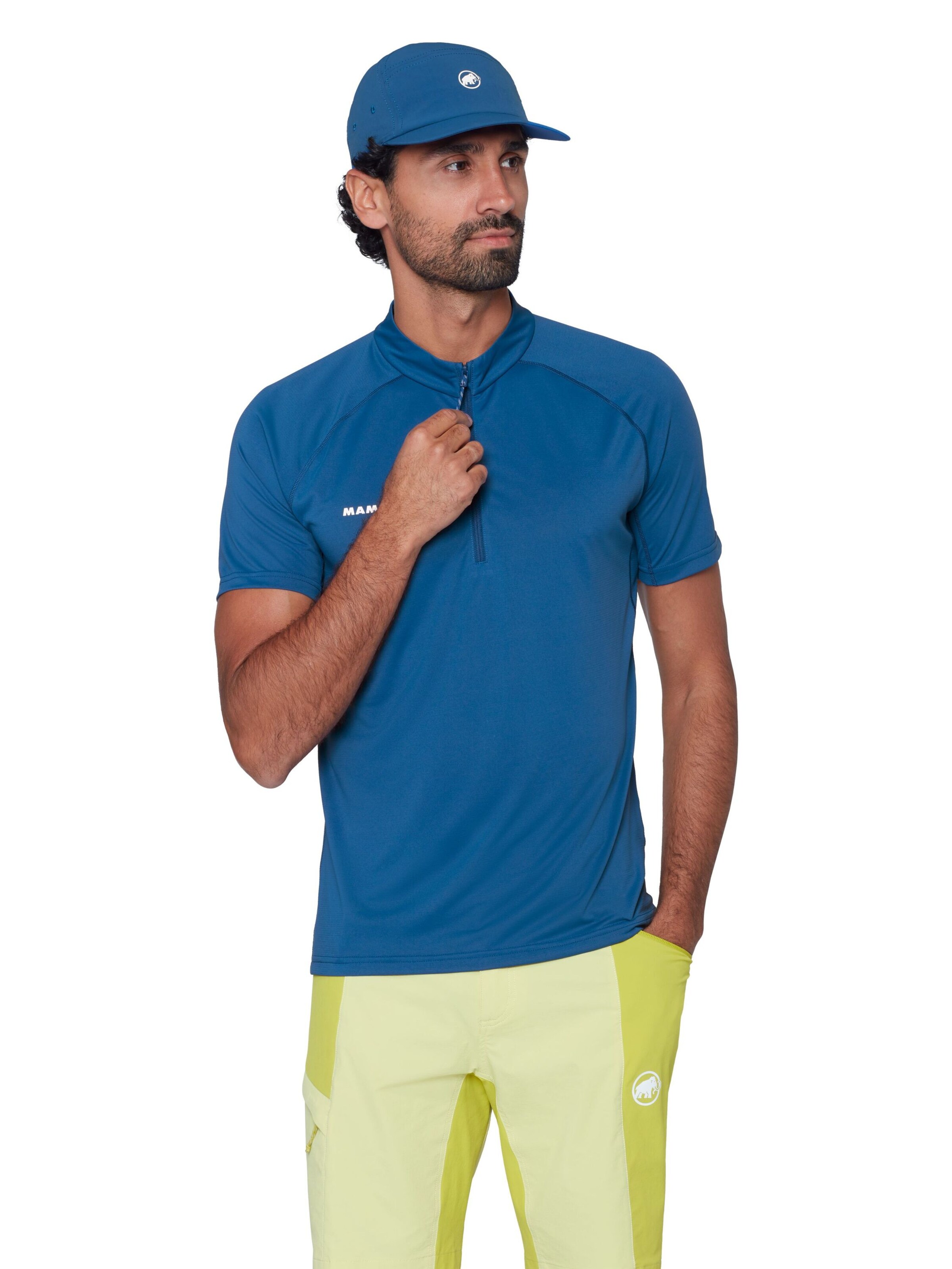 MAMMUT Funktionsshirt in Blau: Vorderseite