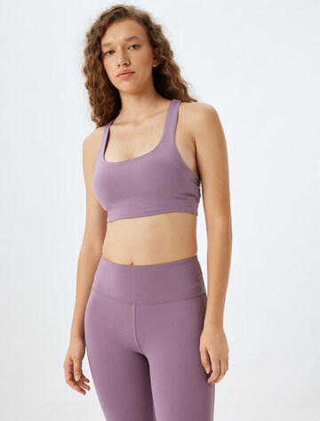 Koton Bralette Bra in Pink: front