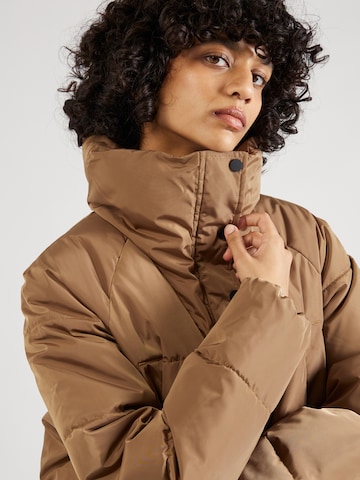 ONLY Winter Coat 'NORA' in Brown